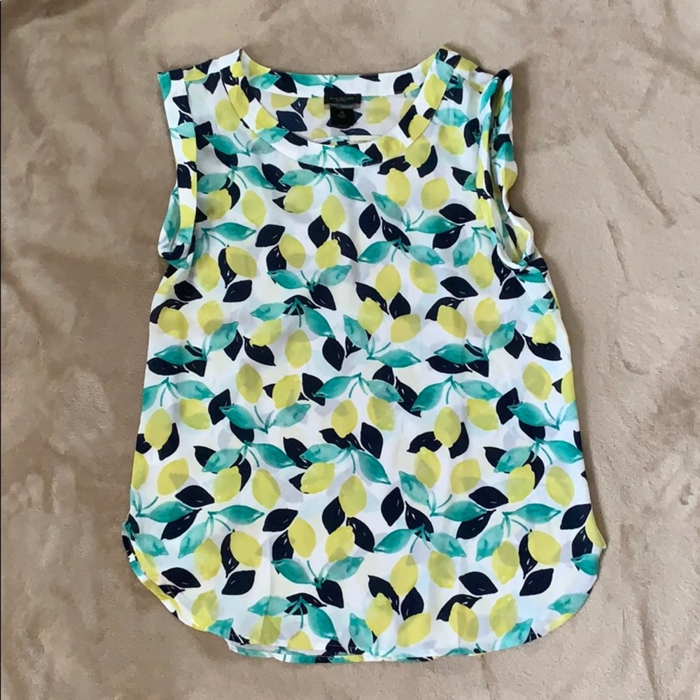 Lemon Patterned Blouse